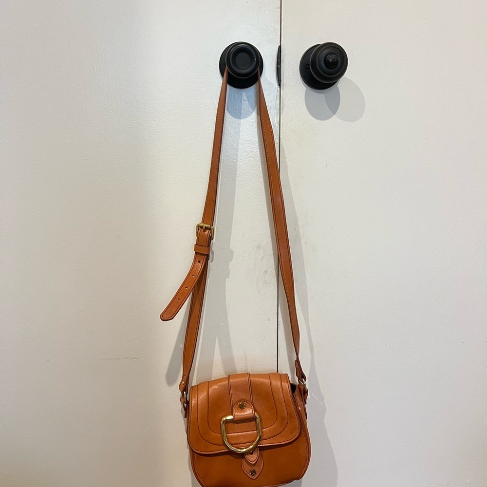 Abercrombie & Fitch Tan Crossbody Bag with Adjustable Strap